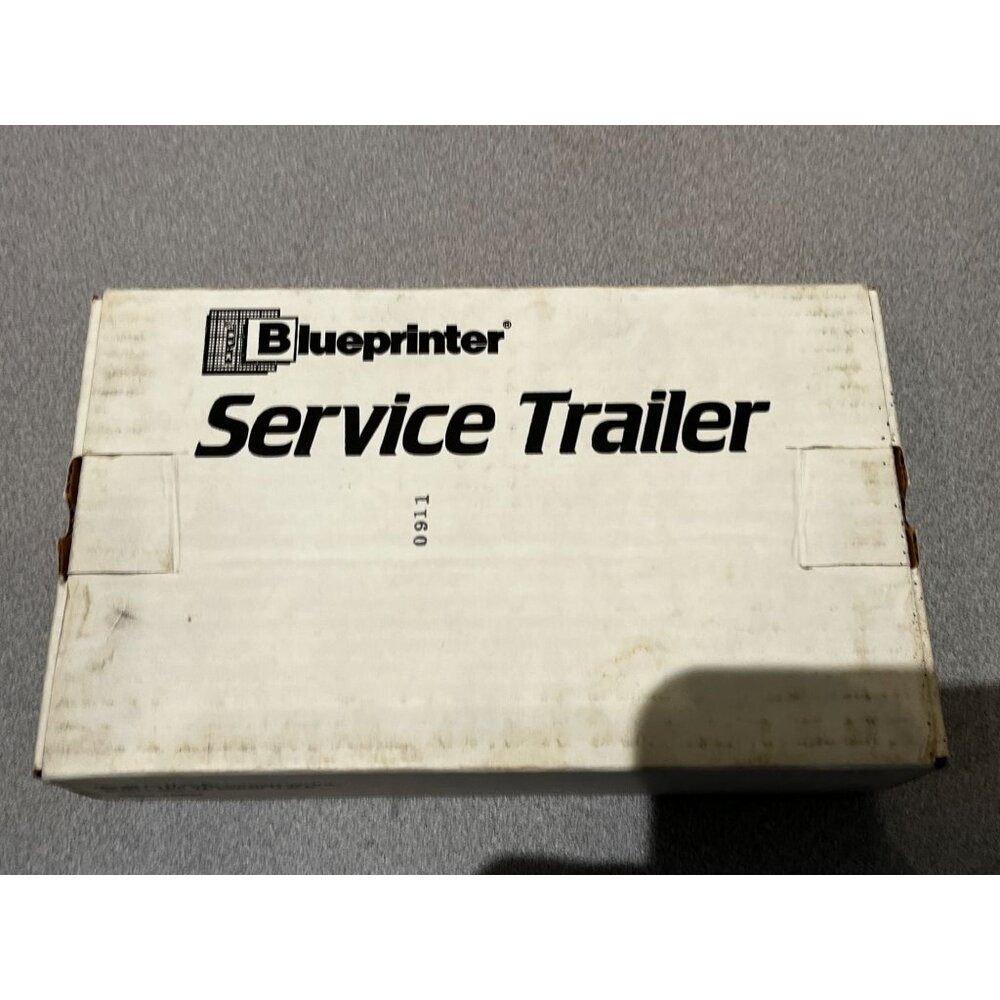 1/25 SCALE AMT 1991 ISSUE BLUEPRINTER SERVICE TRAILER WHITE MODEL